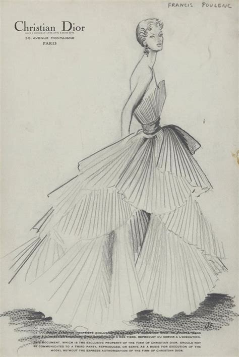 christian dior sketch